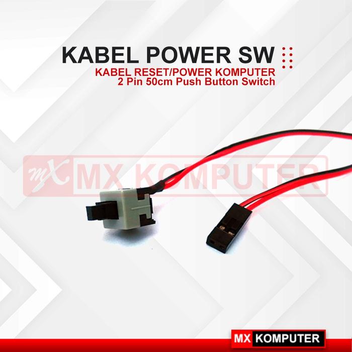 Kabel Tombol Power Atau Reset Switch Front Panel Komputer PC