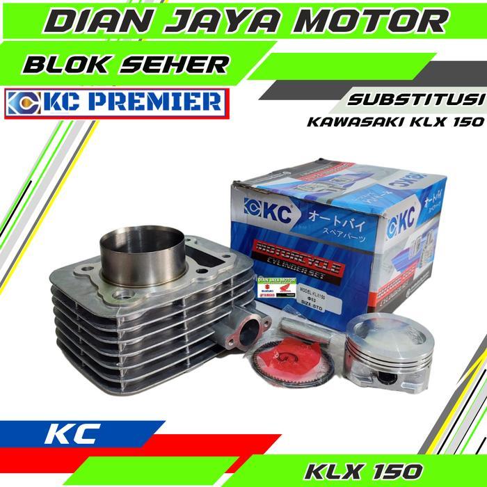 KC BORING KIT BLOK SEHER KLX 150 KLX 150 NEW BF SE KC PREMIER CYLINDER BLOCK KAWASAKI KLX 150 DJM DI