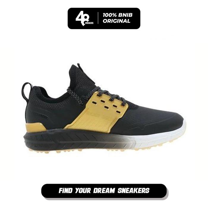 Sepatu Golf Pria Puma Ignite Articulate Black Gold Waterproof (377226-01) Original