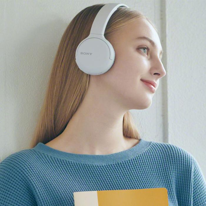 Sony WH-CH510 Black Headset Wireless Bluetooth High Quality Stereo