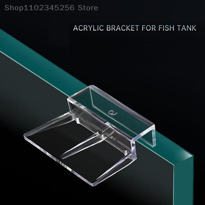 6/8/10/12mm Aquarium Acrylic Clips Glass Cover Support Holders
