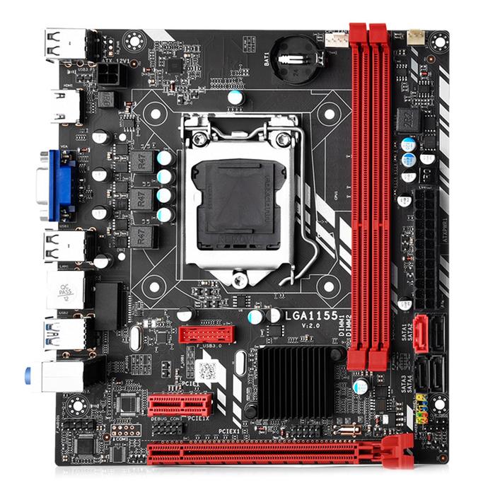 LGA1155 Desktop Motherboard 100M Network Card B75M Motherboard