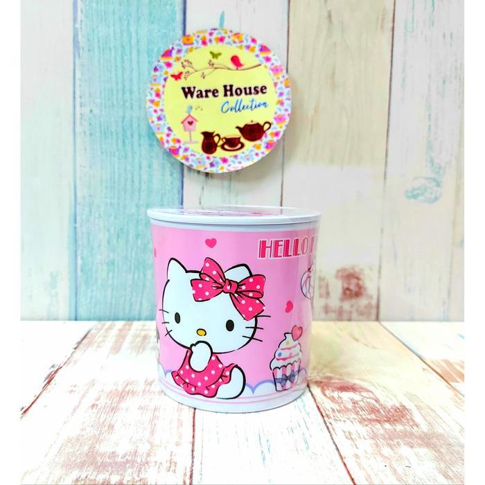 MUG Melamine Hello Kitty + Tutup / Mug Bulat dan Mug Segi