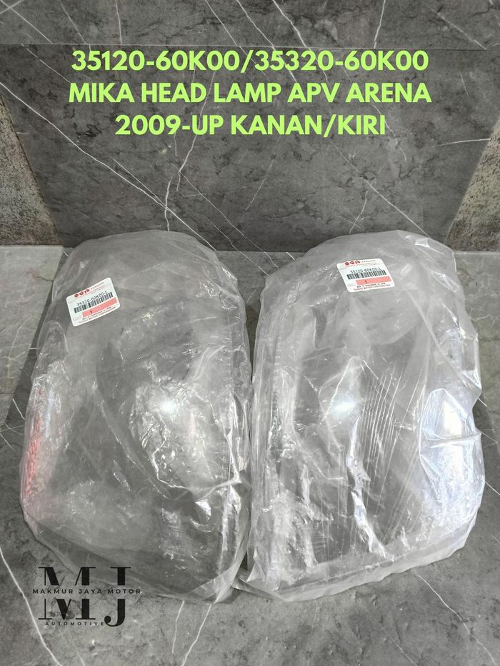 MIKA HEADLAMP / KACA LAMPU DEPAN SUZUKI APV ARENA KANAN/KIRI 35310-60K00-L/35320-60K00-L