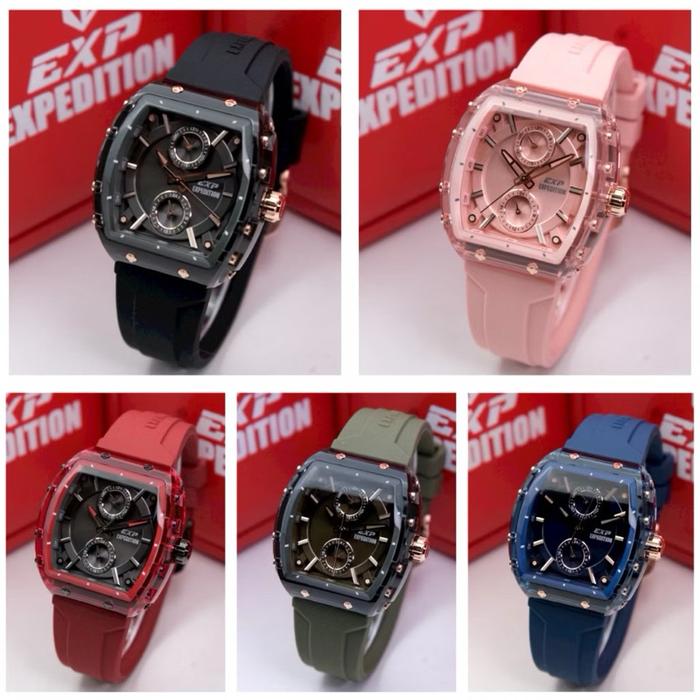 PROMO EXPEDITION E 6814  RUBBER JAM WANITA ORIGINAL Terlaris