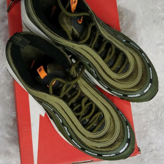 SEPATU NIKE AIR MAX 97 UNDEFEATED GREEN ORIGINAL SEKEN Casual Shoes Sneakers Pria Snekers Wanita Kas