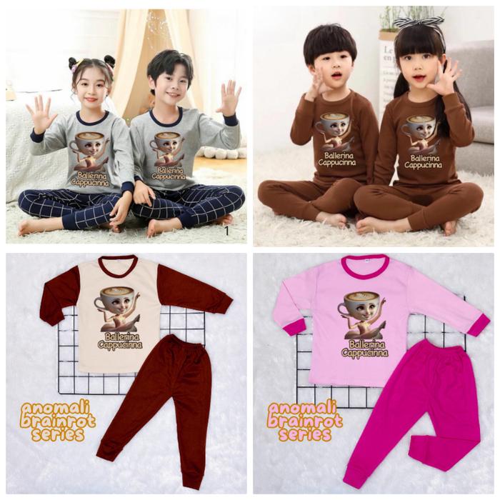 BALERINA GELAS / SETELAN ANAK LAKILAKI PEREMPUAN / BAJU TIDUR ANAK UMUR 1 SAMPAI 1-0 360