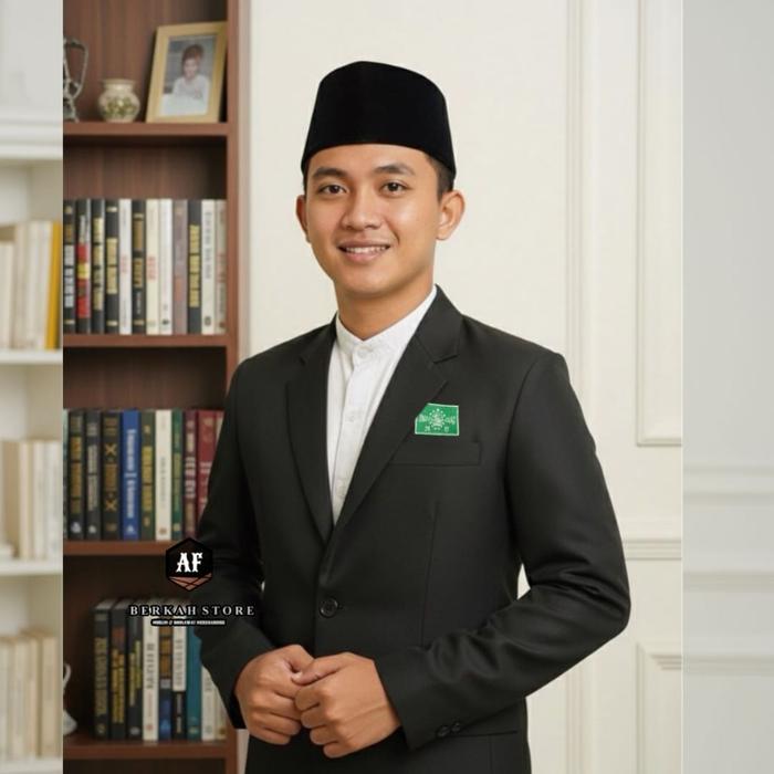 Jas Warga NU Almamater Nahdlatul Ulama Hitam Full Furing Bahan Exclusive Hightwist Grade A Model For