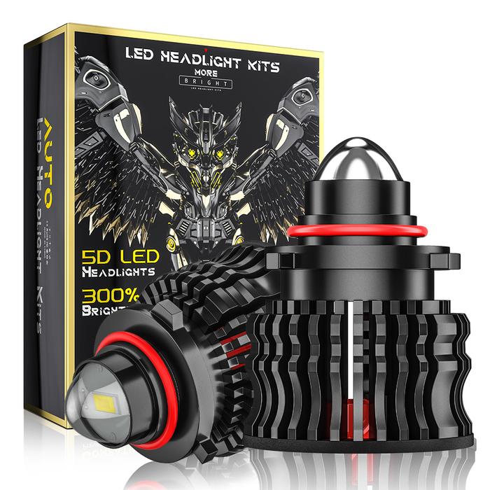 2pcs Laser Lens Car Led Light Bulbs H11 Led Headlight H8 H9 9005 HB3