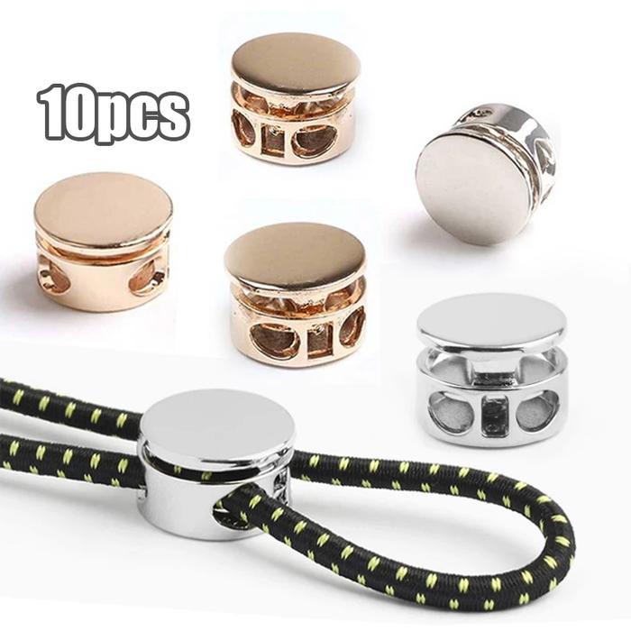 10Pcs Alloy Jawa Stopper - Stoper Ujung Tali Hoodie, Tali Tas Stopper | COD
