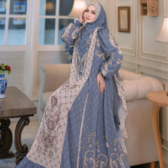Gamis Syari Premium Al Mahra Series Part 2 By Yodizen / Gamis Syari Kekinian / Gamis Syari Mewah