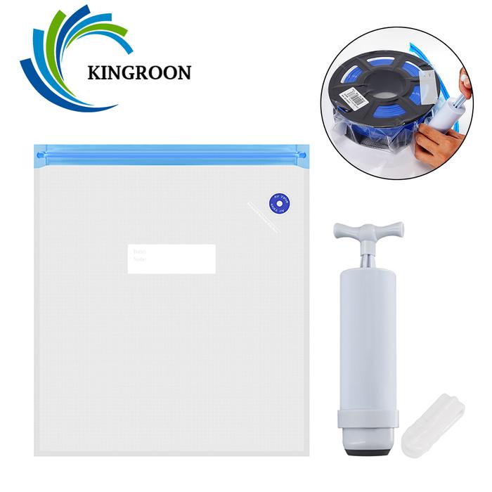 KINGROON 3D Printer PLA ABS TPU Filament Vacuum Bag Storage Filament