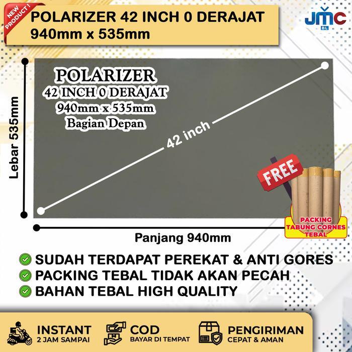 Polarizer Polaris TV 42 Inch 0 Derajat / 90 Derajat Dimensi 940x535mm - 42" 0 Derajat
