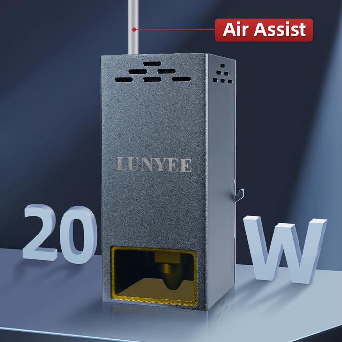 20W 4 Diode Laser Head,Laser Module for CNC Laser Machine,CNC DIY