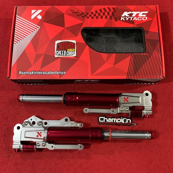 Shock Shockbreaker Depan KTC Kytaco Red NMAX Old All New NMAX 2020