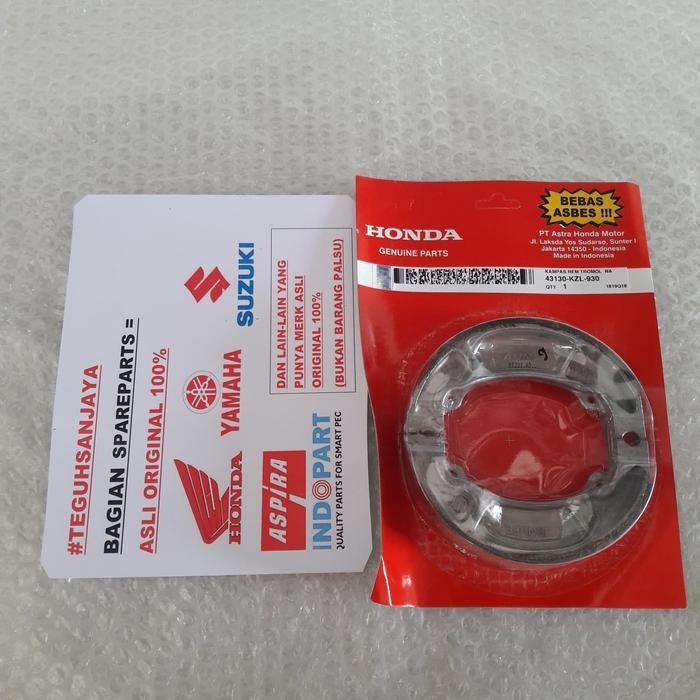Kampas Rem Belakang Tromol Beat Vario Spacy Scoopy Asli Original HONDA