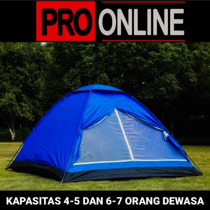 Kaia Hild Tenda camping 4-5 person - tenda 6-7 orang kemping outdoor - tenda army - tenda alas terpa
