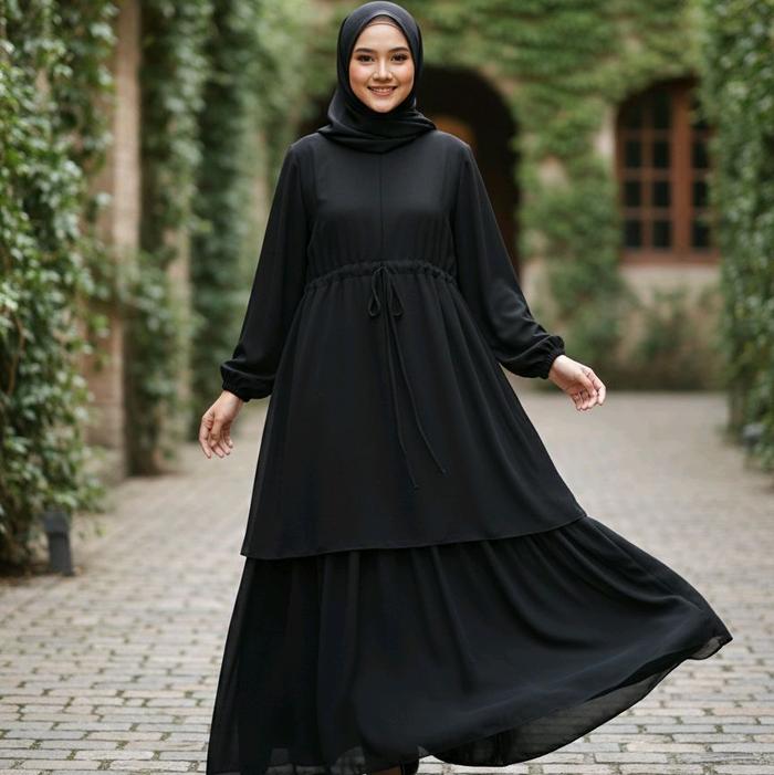 Gamis Syari Aluna gamis lebaran 2026