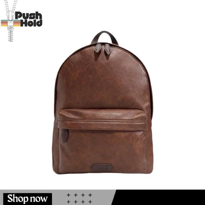 ALDO Backpack AFERRAP Tas Ransel Pria Original Cognac Kulit Sintetis Original dg gaya ikon Pocket cr