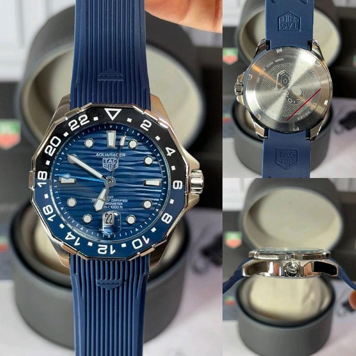 JAM TANGAN PRIA TH AQUARACER CALIBER 5 RUBBER AUTOMATIC JAPAN