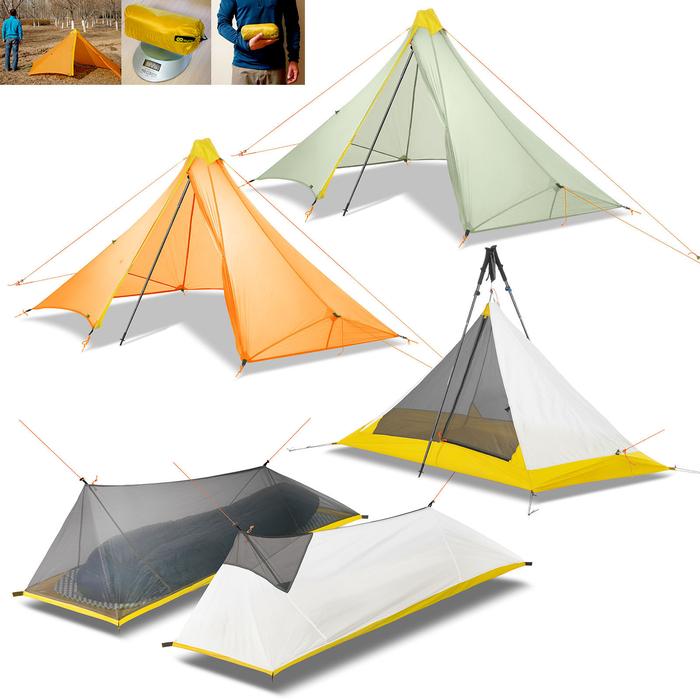 1 Person 3/4 Season Camping Tent/Inner Tent Waterproof