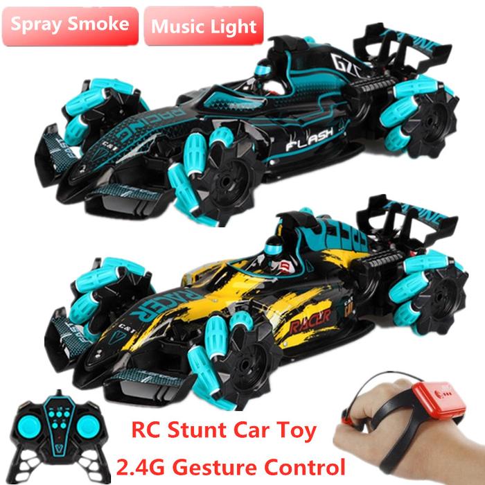 Gesture Sensor Spray Car RC Watch Spray Drift Stunt Car 360