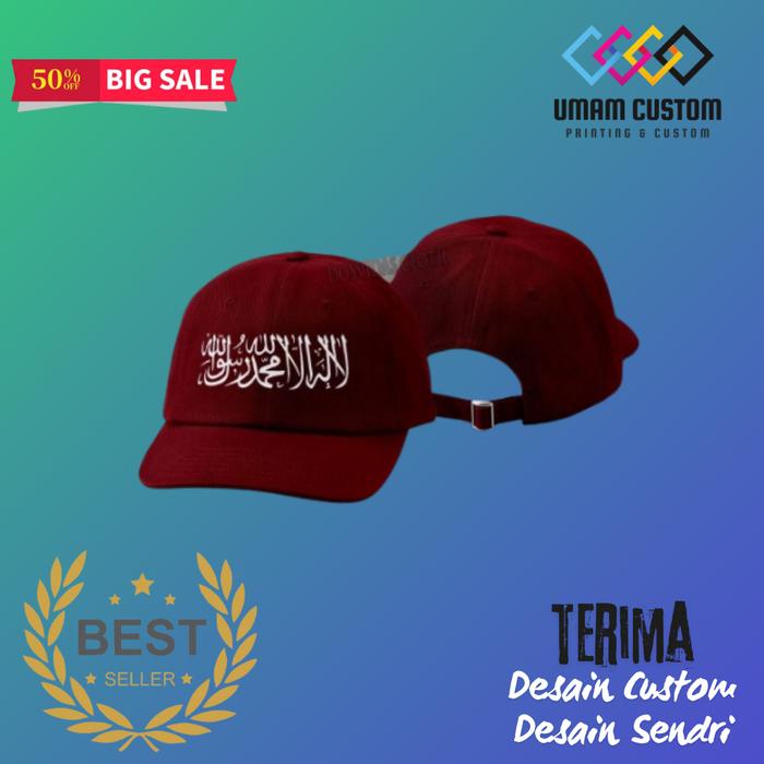 Topi Baseball TAUHID SYAHADAT keren BERKUALITAS !!! Pria Wanita SYAHADAT