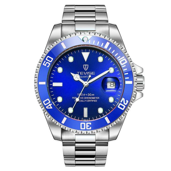 Jam Tangan Pria Tevise Analog Submariner