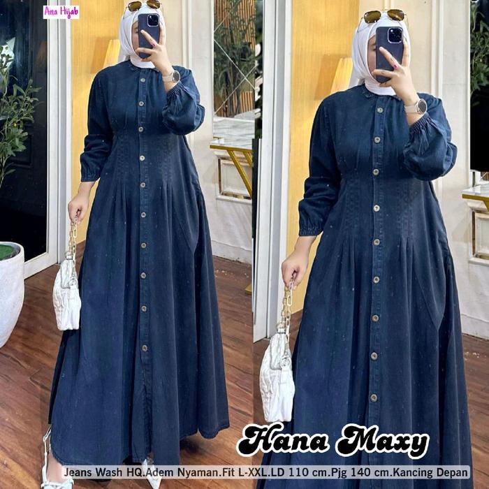 ALF_GAMIS WANITA//KUMALA MAXY//HANA MAXY//HAMDA MAXY//GAMIS JEANS JUMBO