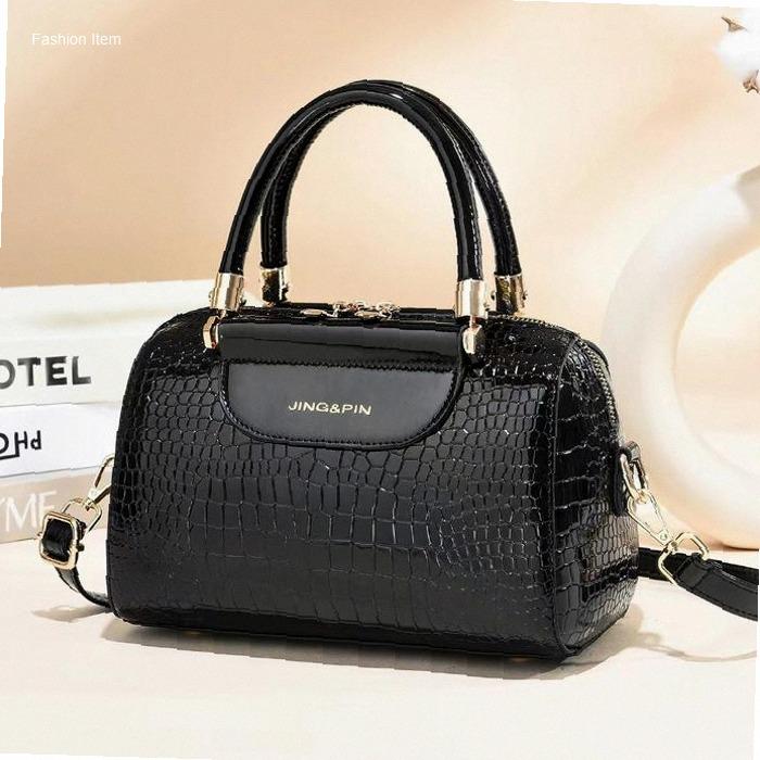 New arrival Gij. A3492 Tas Selempang Wanita Import 1kg2 CROCO JING&PIN SPEEDY BAG | best seller