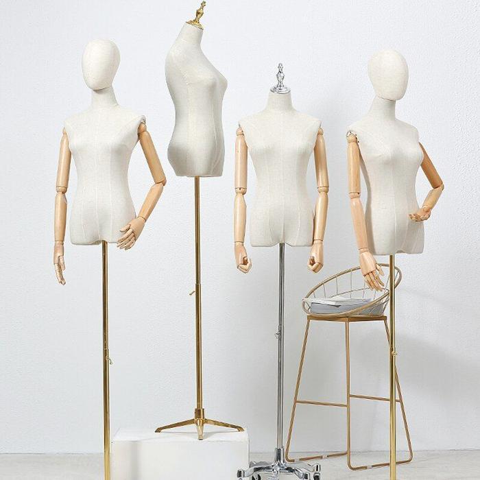 Patung Manekin Wanita Full Body Set Tangan Robot Kaki Plat Besi