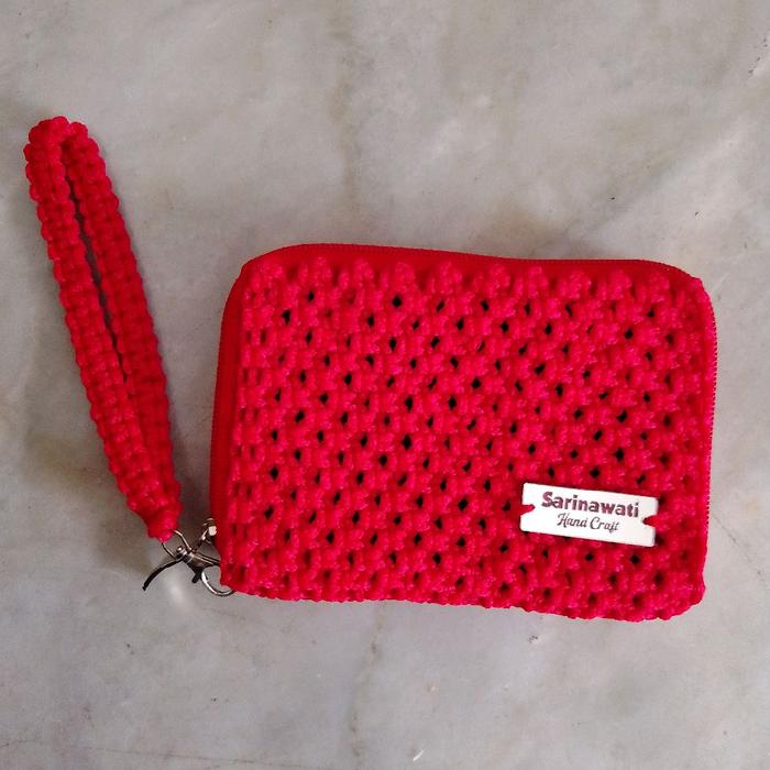 Dompet rajut tali kur wanita