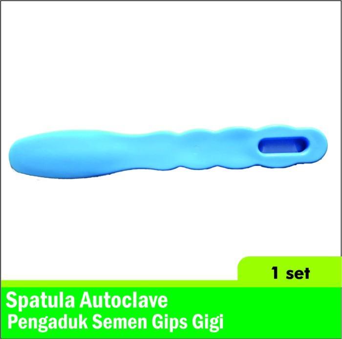 Dental spatula AUTOCLAVE/sepatula alginate/pengaduk semen gips gigi