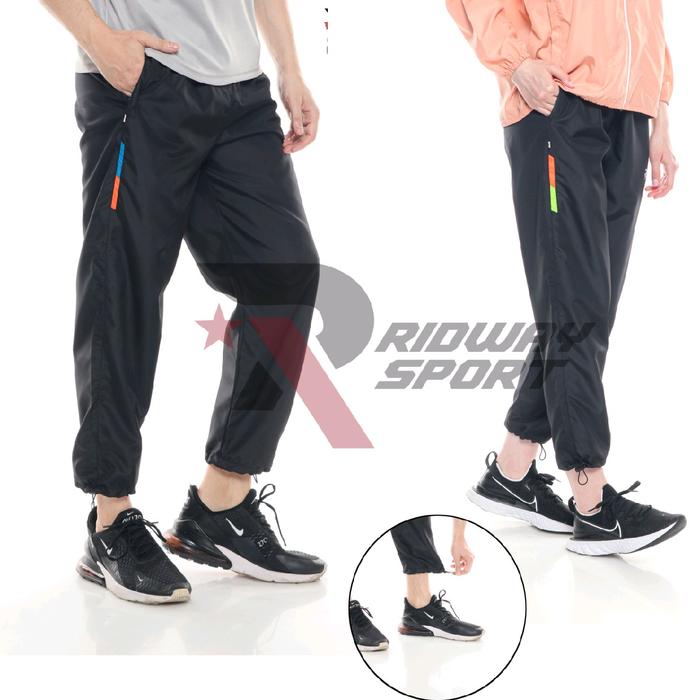 Ridway Celana training trening panjang parasut parasit olahraga sport jogging lari running bigsize j
