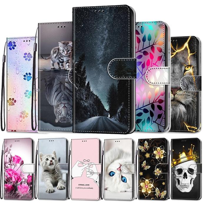 Flip Case For Xiaomi Redmi 9 9A 9C NFC 8 8A Phone Case Leather