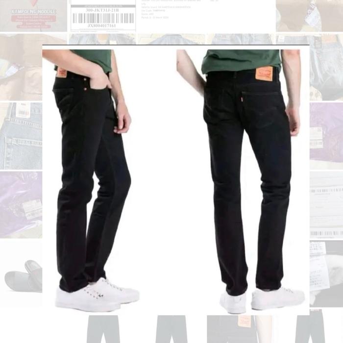 Levıs 511 Black Slim Fit Jeans Original
