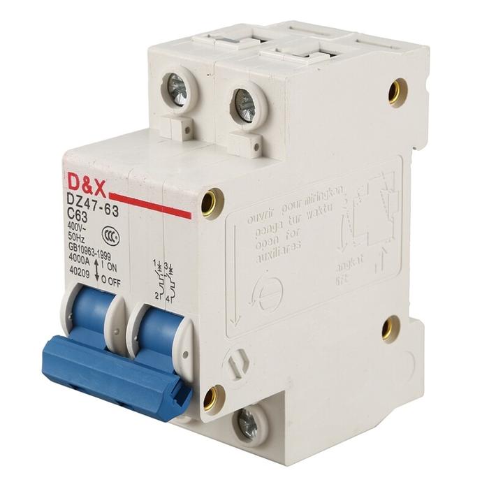 2P 63A DC400V MCB Solar Energy Photovoltaic (pv) Solar DC Circuit