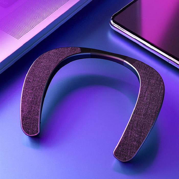 Wearable Surround Sound Bluetooth Neck Speaker Portable Neckband