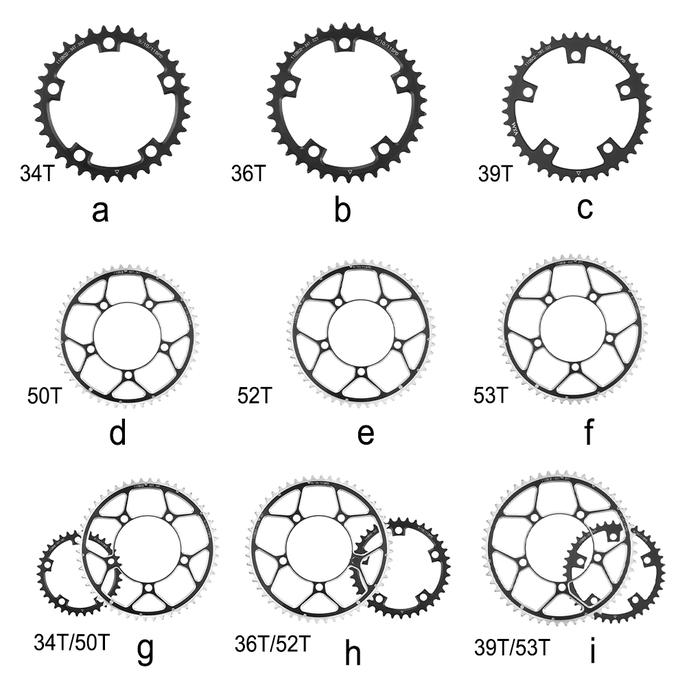 Alloy Bicycle Crankset Portable Stylish Anodized