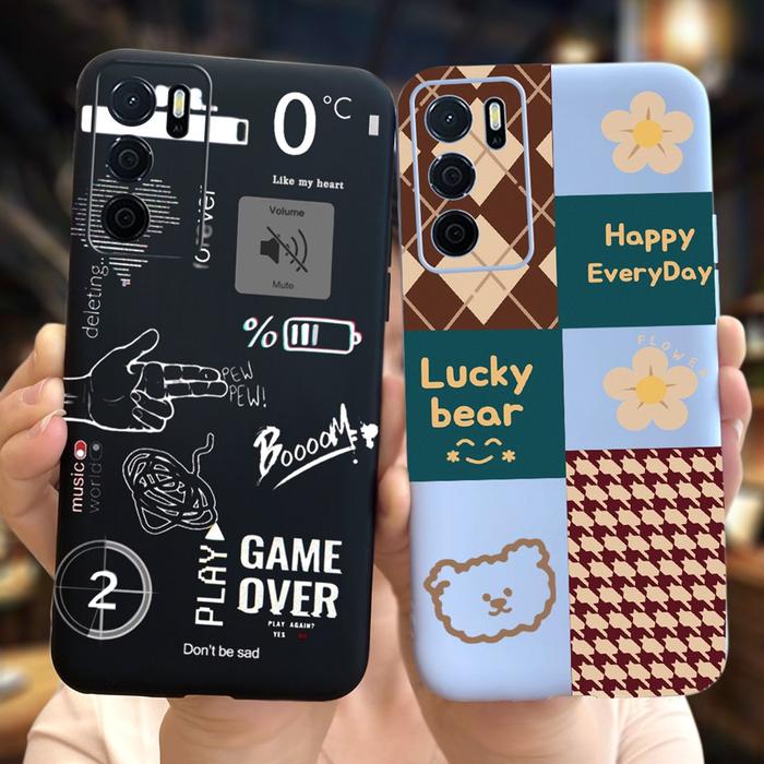 For OPPO A16 A16S A16K A16e Case Cool Fashion Painted Shockproof