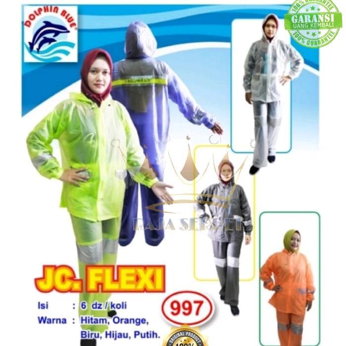 [AS] Jas Hujan Jaket Celana SPACY / FLEXI  By Dolphin Blue