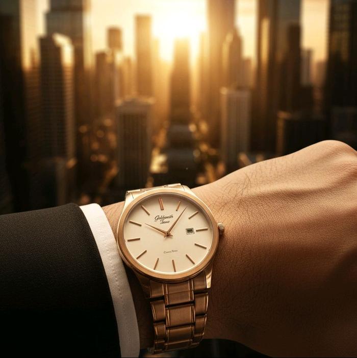 jam tangan pria Goldsmith time 8008