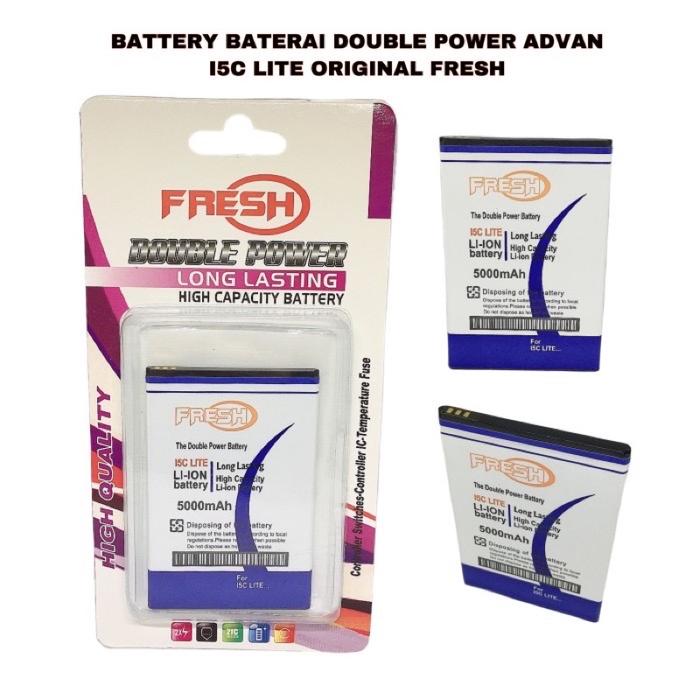 Battery Baterai Batre Double Power Advan I5C Lite Original Fresh