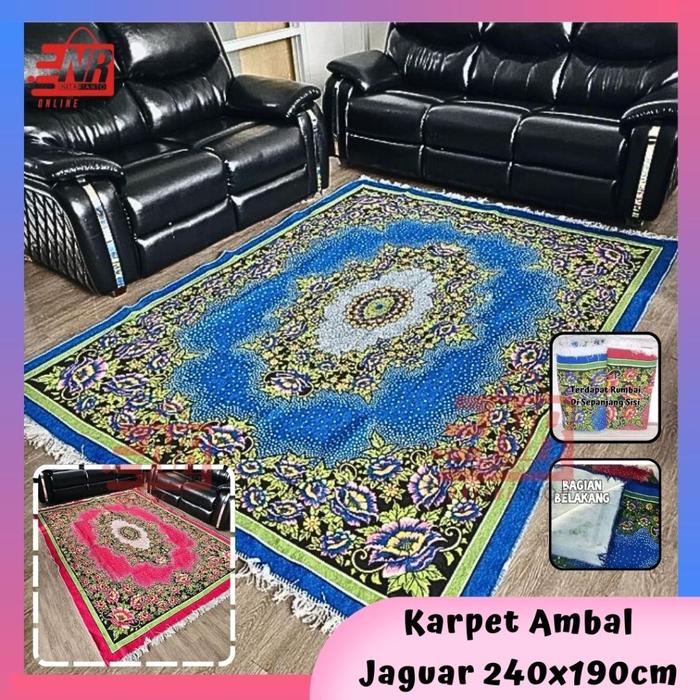 Karpet Ambal Jaguar Jumbo 240x190cm - Permadani - Tikar - Karpet Jaguar - Tikar jaguar