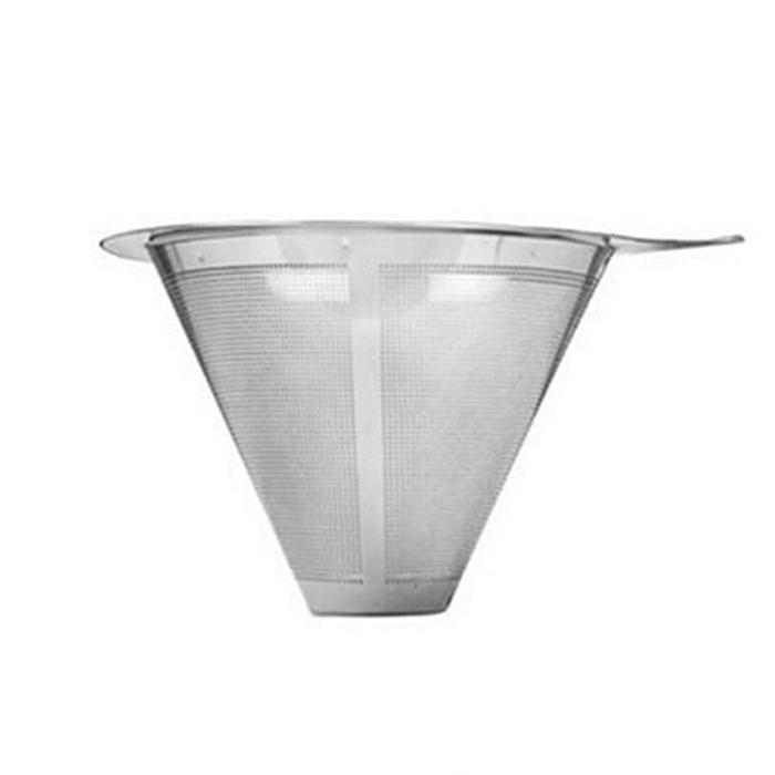 1 X Stainless Steel Mesh Coffee Filter Paperless Pour Over Dripper