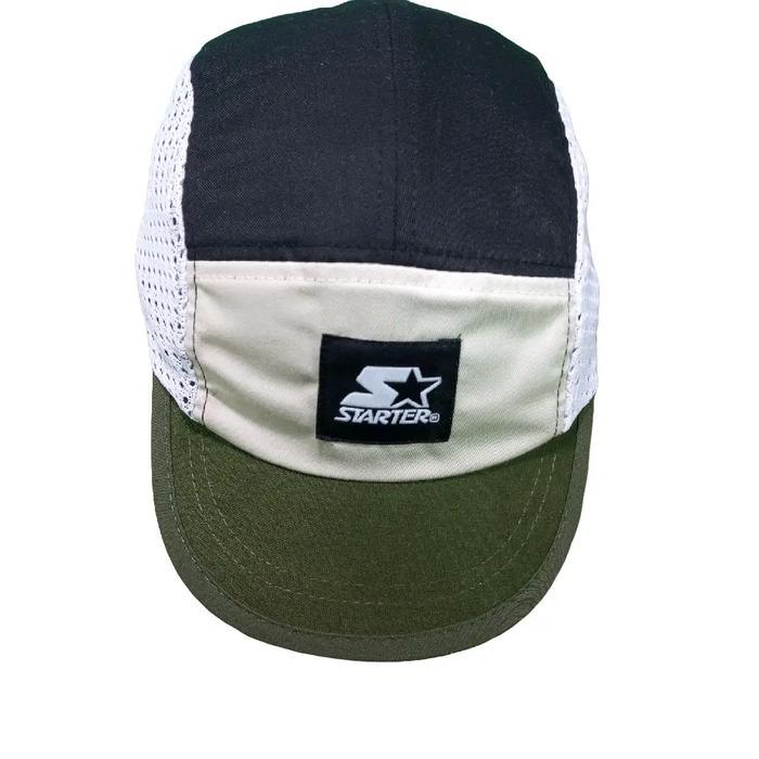 Hot Item Starter Topi Running Caps 4K Outdoor Dewasa Bahan Cotton Drill & Jaring Lingkar 58-59 cm Hi