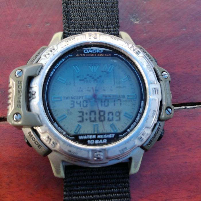 -Second- Jam Tangan Pria Wanita Analog Digital Casual Sporty Advanture Outdoor Casio Protrek PRT-50 