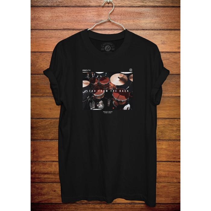 AIQI - Kaos Distro | A Set Of Drum (HITAM)