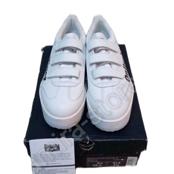 Onitsuka tiger Sepatu Original Delegation Chunk W Ukuran 41.5 Warna Putih Baru Dengan Kardus Asli Pr