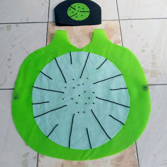 Kostum karnaval buah kiwi - 